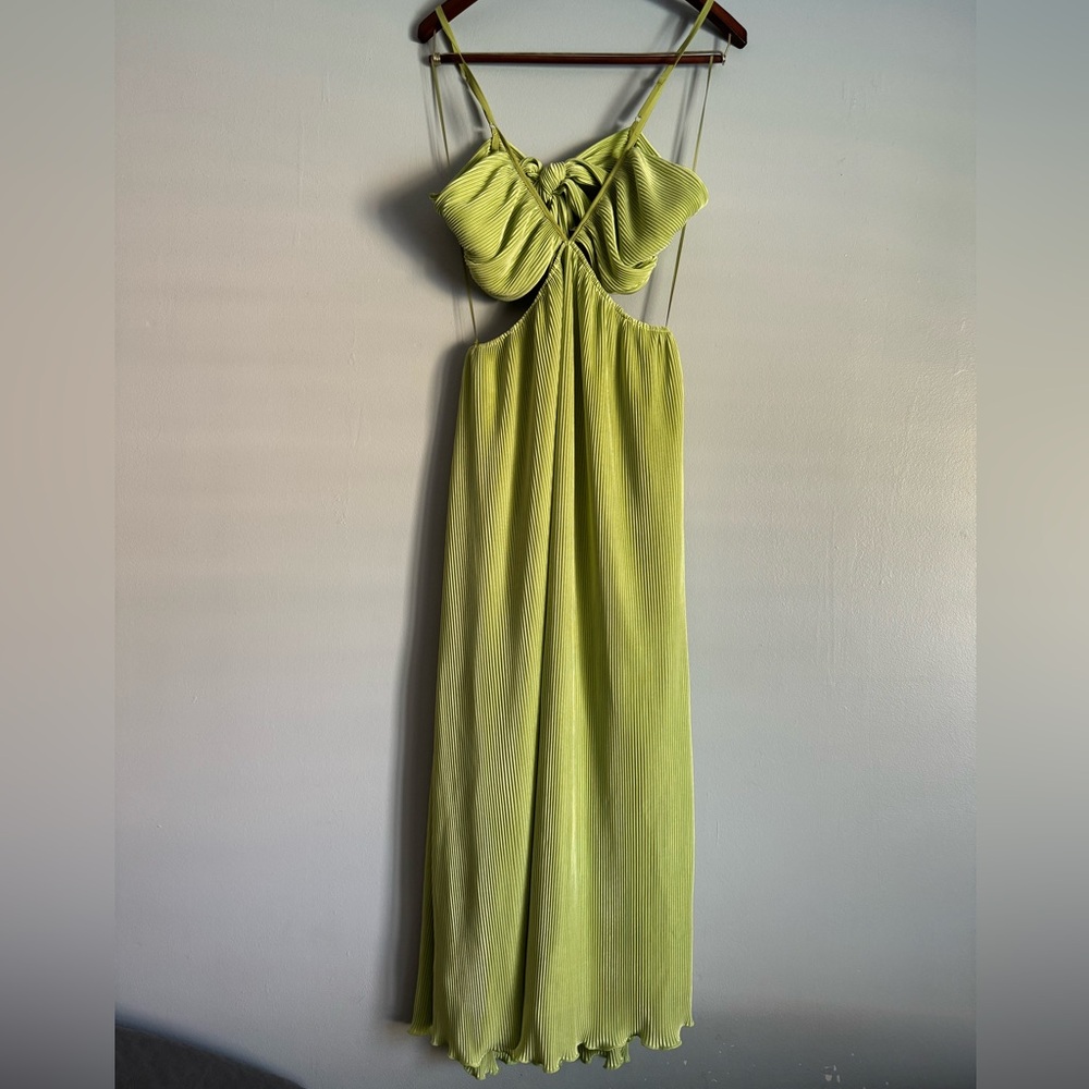 Cut out Lime Green Green Vici Collection Dress Medium